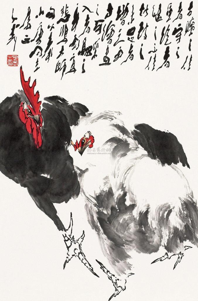 王子武 大吉图 镜片