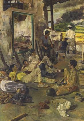 苏佐佐诺 1964年作 Pertemuan di Tjikampek yang Bersedjarah