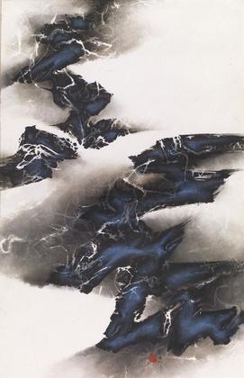 刘国松 1963年作 Abstract Landscape