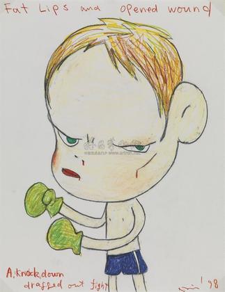奈良美智 1998年作 Untitled