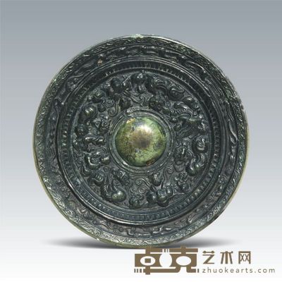 汉 合体人身鸟神兽镜 直径:13.1cm