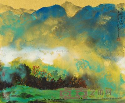 徐建明 天山深处云初起 镜片 38×45.5cm