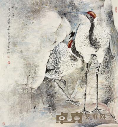 高德星 岭上白云 69.5×75.5cm