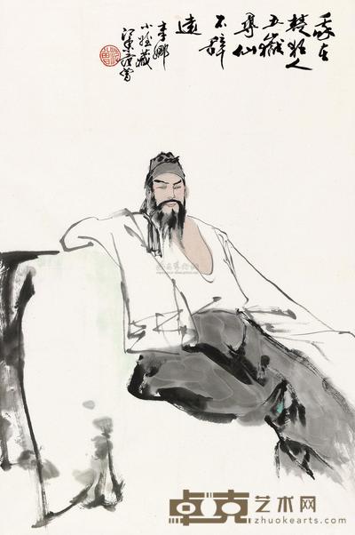 范曾 李白 镜心 103×63cm