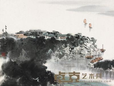 宋涤 山水 镜心 35×46cm
