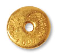 民国时期“广州光明足金”一两金锭一枚