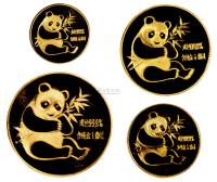 1982年熊猫纪念金币 （全套四枚）