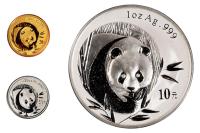 2003年熊猫纪念币 （一套三枚）