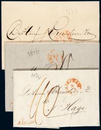 1841-1848年荷兰史前封一组八件