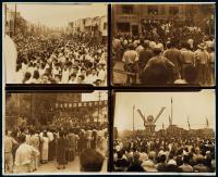 P 1945年9月3日重庆街头市民庆祝抗战胜利大游行纪念照片 （八张）