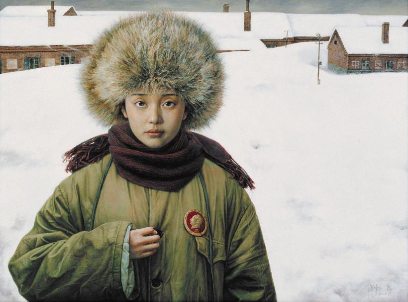 刘孔喜 2008年作 《青春纪事之十——静雪》
