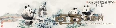 张锦标 辛卯（2011）年作 国宝图 34×136cm
