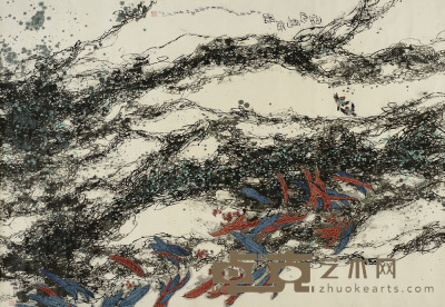 彭培泉 空山鸟语图 247cm×170cm 约37.8平尺