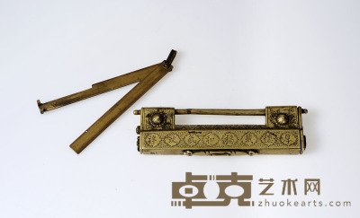 铜锁大清乾隆年制款 长14厘米