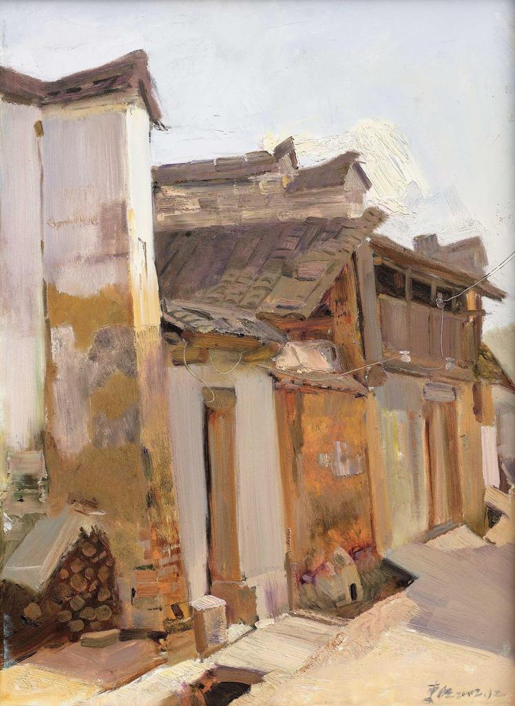 忻东旺 2002年作 历史村