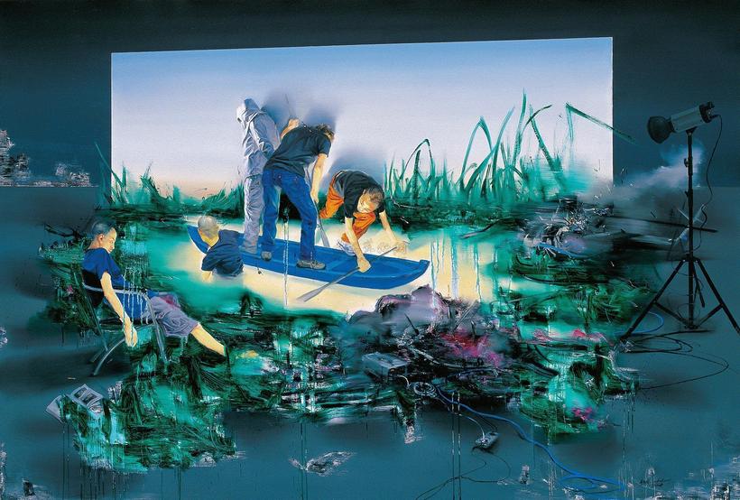李昌龙 2008年作 被修改的计划NO.3