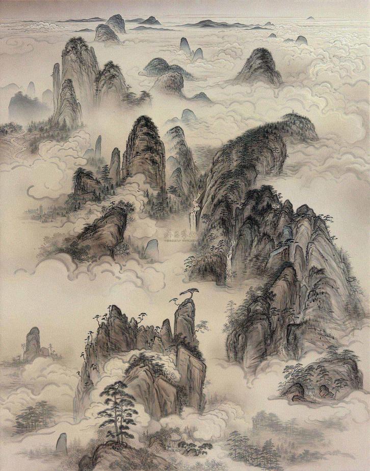 曹敬萍 2011年作 云深何处