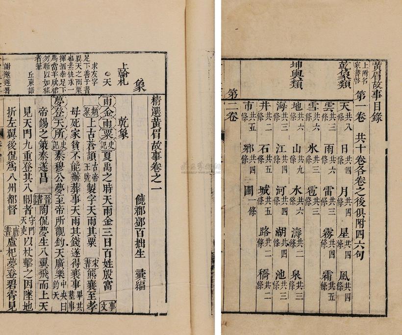 邓志谟 清 精选黄眉故事十卷