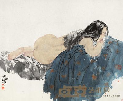 何家英 人体 镜心 67×82cm