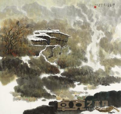 姜振国 2010年作 暖冬 立轴 90×94cm