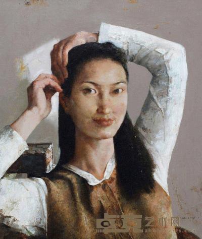 郭润文 2006年作 妆 55×46cm