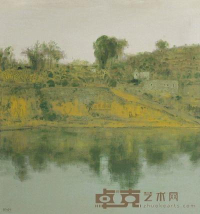 张冬峰 2002年作 江 110×110cm