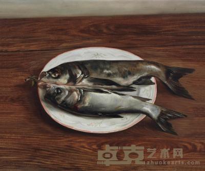 李贵君 1990年作 鱼 50×59cm