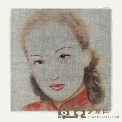 马嬿泠 2008年作 周璇 130×130cm