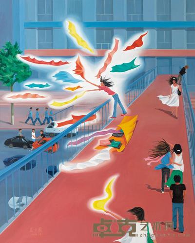 裘少霞 2011年作 五月北京 120×150cm