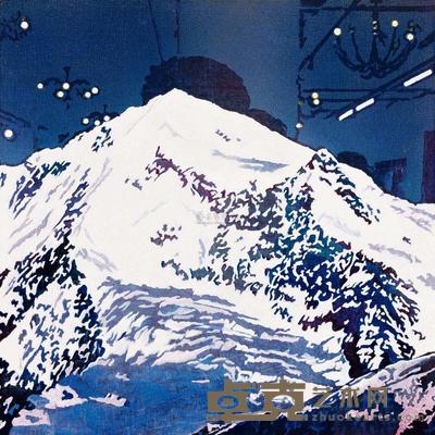 文川 2008年作 艺博风光 62×62cm