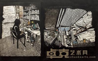 陈笑冰 2007年作 迷 140×220cm