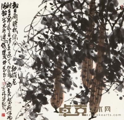 姜宝林 1999年作 丝瓜 镜框 93×96cm