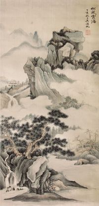 吴湖帆 山水 立轴