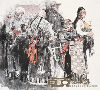 徐展 2009年作 进城 镜心 184×204cm