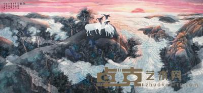穆益林 2011年作 开泰 镜心 68.5×150cm