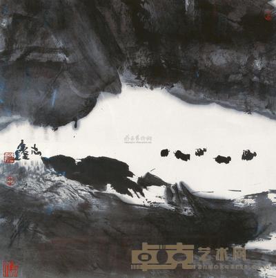蒋志鑫 2011年作 香巴拉 镜心 54×53cm