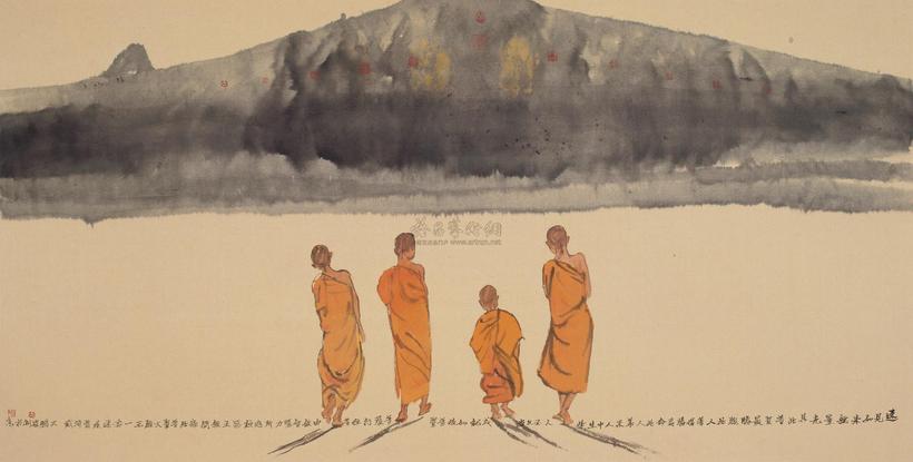 寇月朋 2011年作 净土 镜心