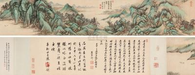 王翚 1692年作 山色秋声图卷 手卷