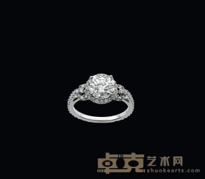铂金（Pt950）钻石戒指 