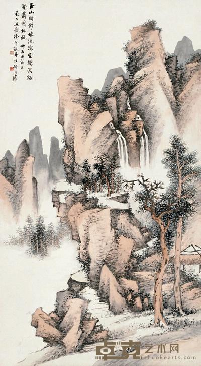 徐行敏 山水 立轴 148×82cm