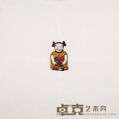 季大纯 2004年作 好女孩 110×110cm