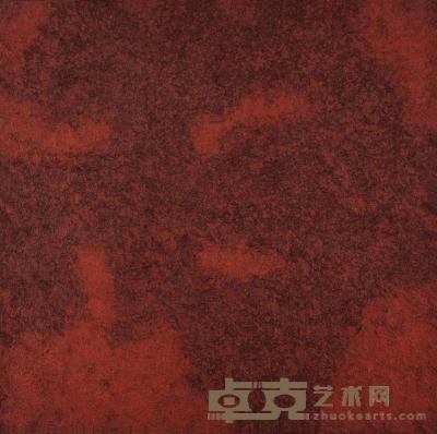 江大海 2003年作 红 70×70cm