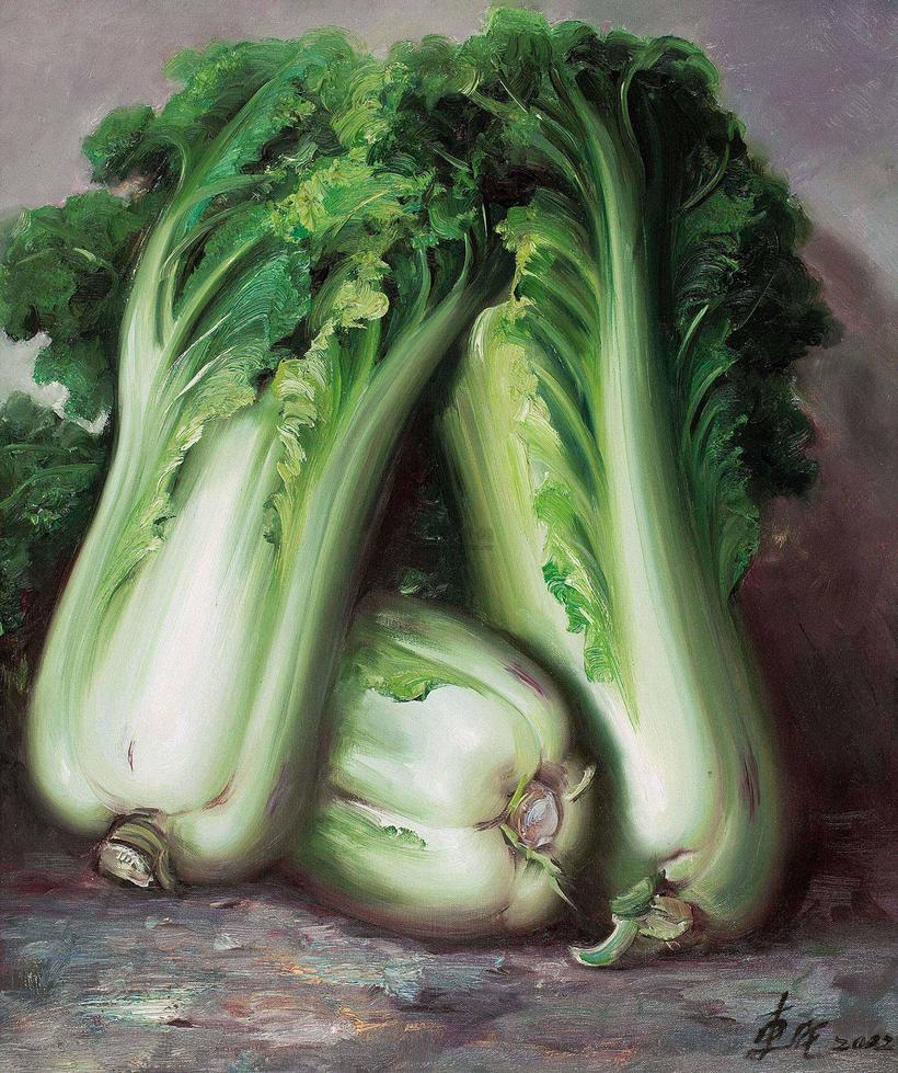 忻东旺 2002年作 白菜