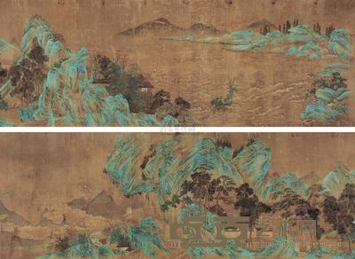 赵伯驹 （款） 山水 卷 52×286cm