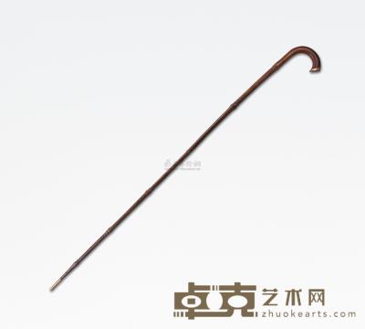 清 犀角拐杖 长85.6cm