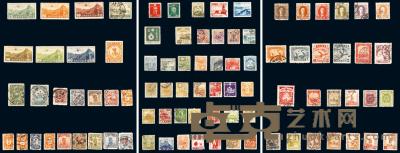 二战时期世界各国百年邮票 