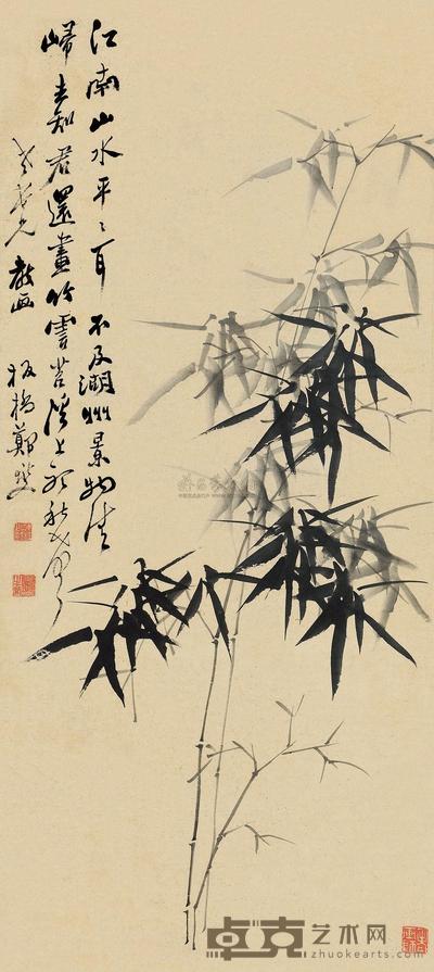 郑燮 苕溪秋声 立轴 113.5×53cm