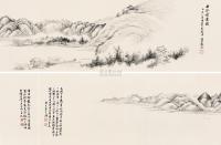 戴熙 己未（1859）年作 西泠读画卷 手卷
