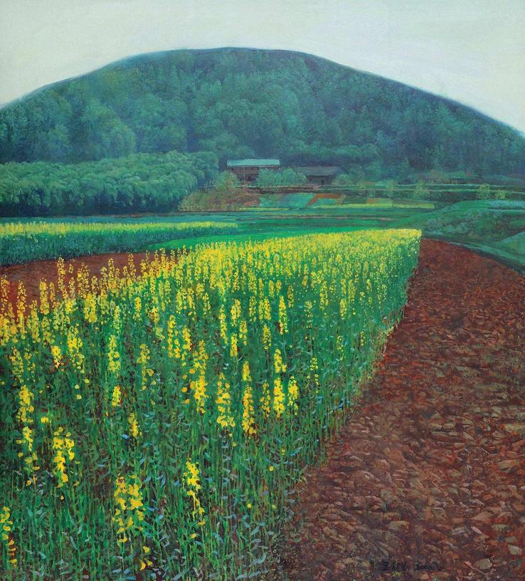 王龙生 2000年作 当菜花刚开的时候