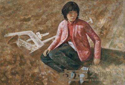 王岩 1992年作 豆蔻年华 89×130cm